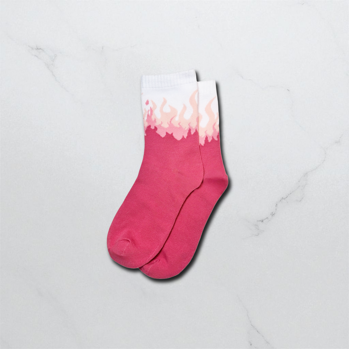 Pastel Pinks Fire Socks